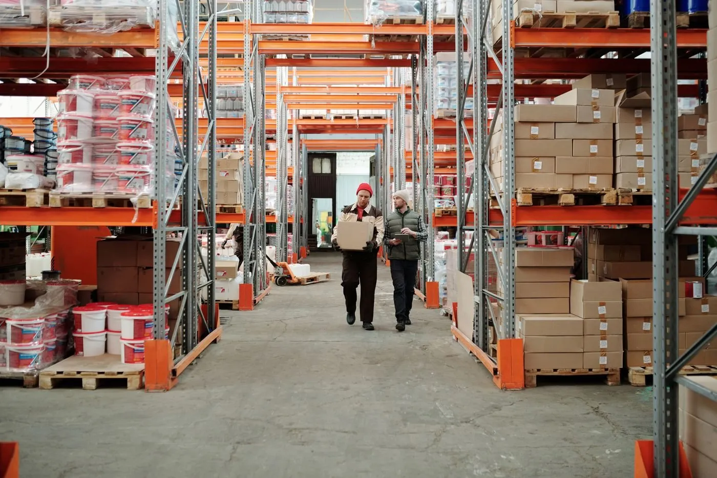 Pharmaceutical stock ready for dispatch